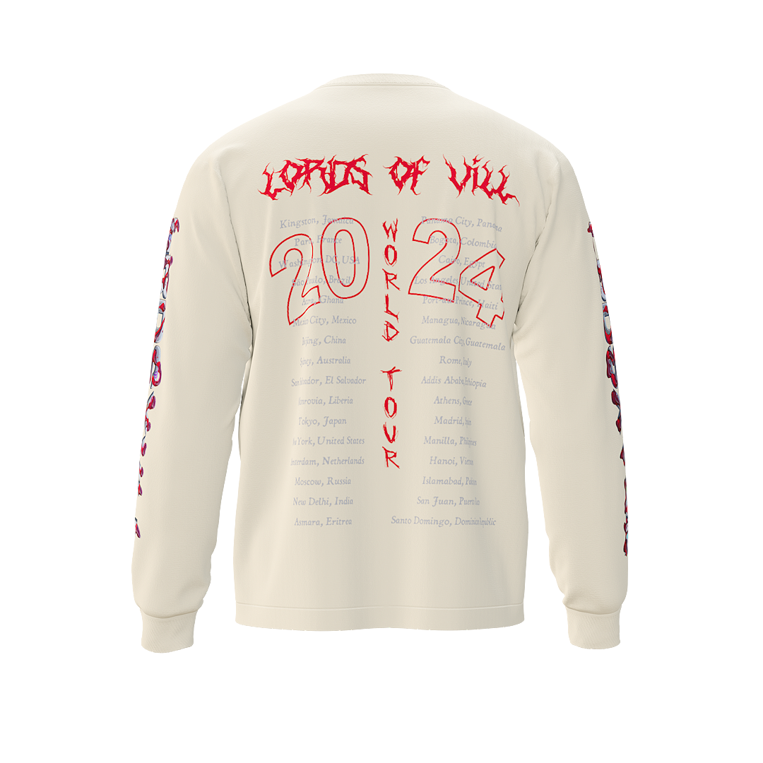 World Tour 2024 Long Sleeve T-Shirt White