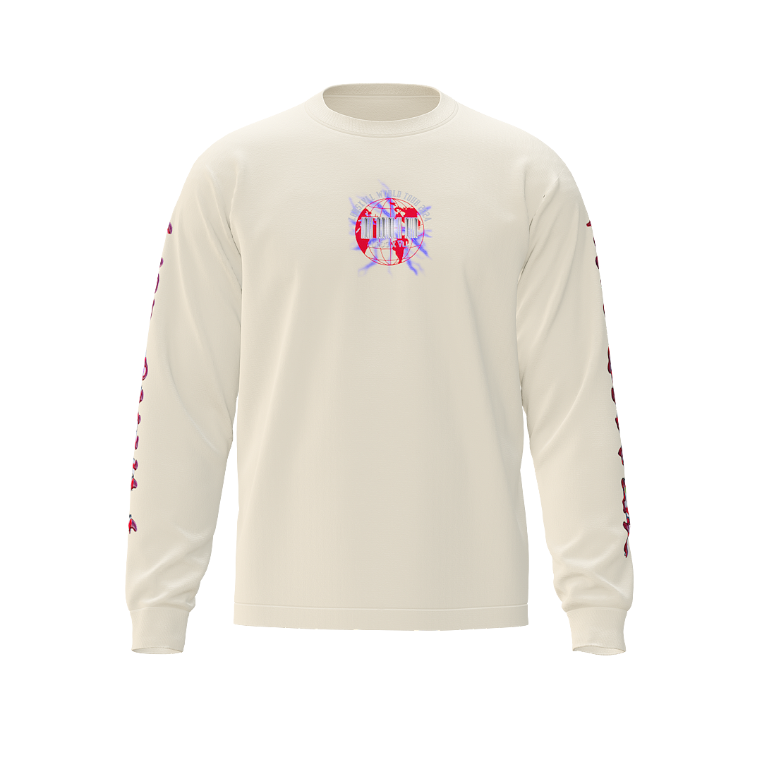 World Tour 2024 Long Sleeve T-Shirt White