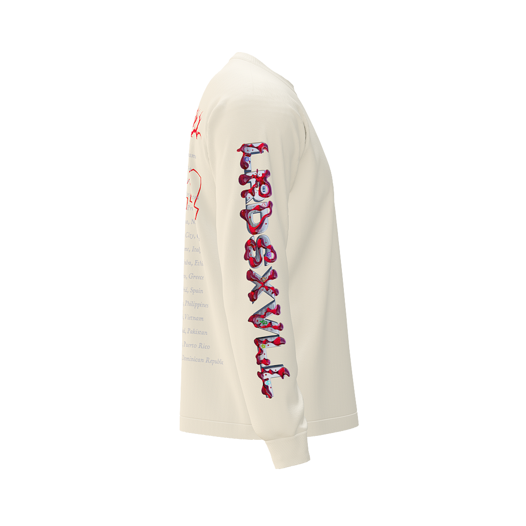 World Tour 2024 Long Sleeve T-Shirt White