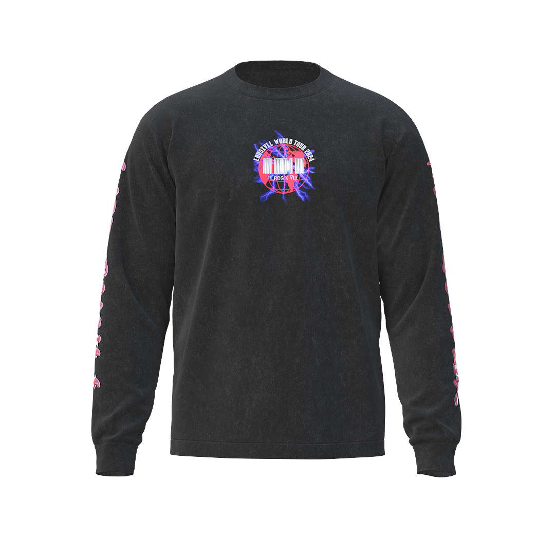 World Tour 2024 Long Sleeve T-Shirt Black